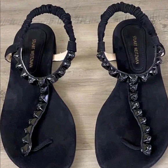 Stuart Weitzman flat thong sandal - Picture 3 of 4
